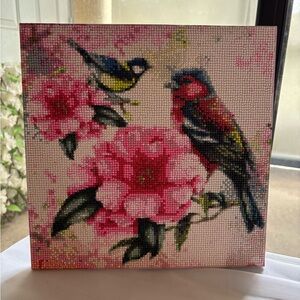 Floral Bird Art Piece